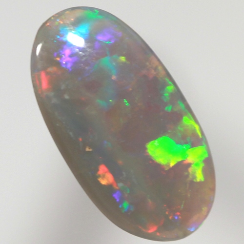 SOLID SEMI BLACK OPAL Crispy bright fire, red and green